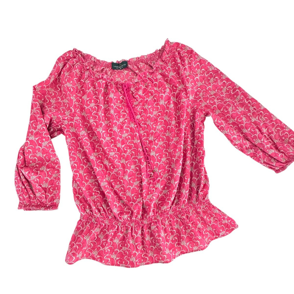 Vintage‎ Ralph Lauren Lauren Jeans Boho Top Fairy Peasant Cottagecore Y2K 16